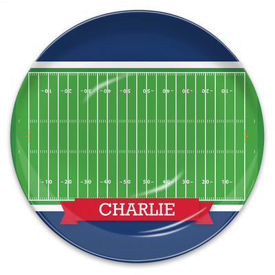 Football Field Melamine Plate